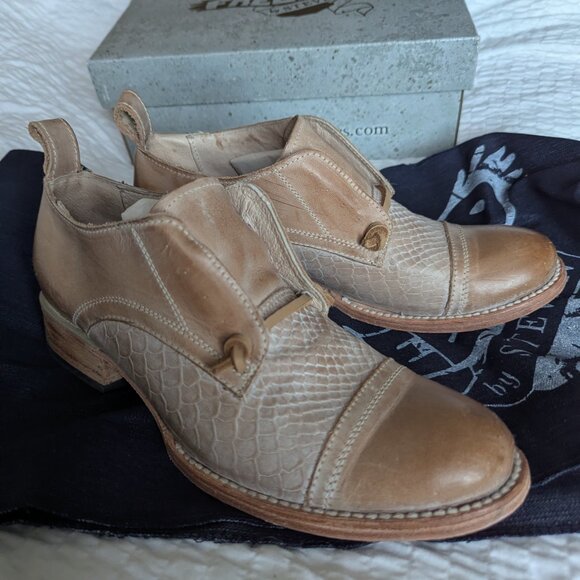 Freebird Mabel oxford, taupe multi - size 8M - Picture 7 of 11